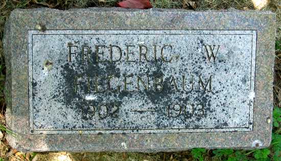 Grave marker of Frederic W. Fiegenbaum