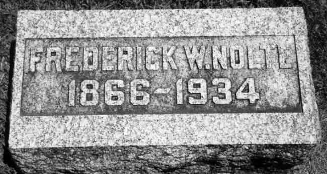 Gravestone of Heinrich Frederick Wilhelm Nolte