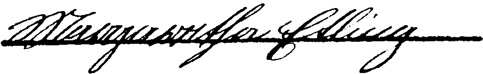 Margaretha Etling's signature